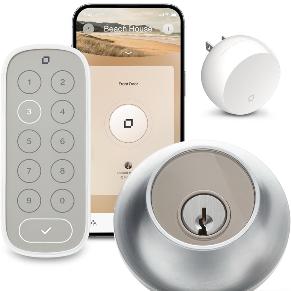 Level Lock (Wi-Fi) Smart Lock with Keypad (Satin Chrome)